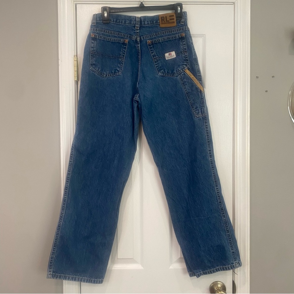 Polo Ralph Lauren Vintage Painter Jeans 90’s Size 16 Girls 29 Waist Womens Blue